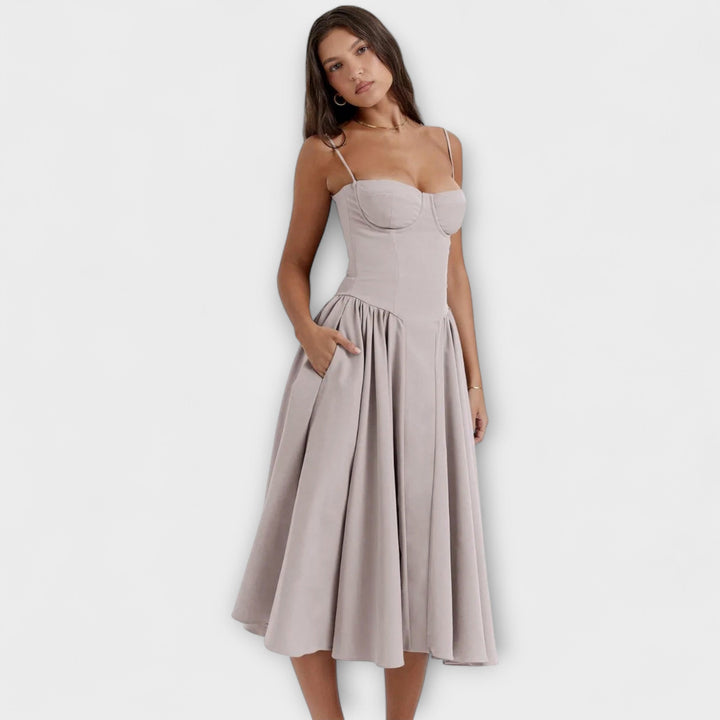 Rosalie - Stylish Strapless Corset Dress