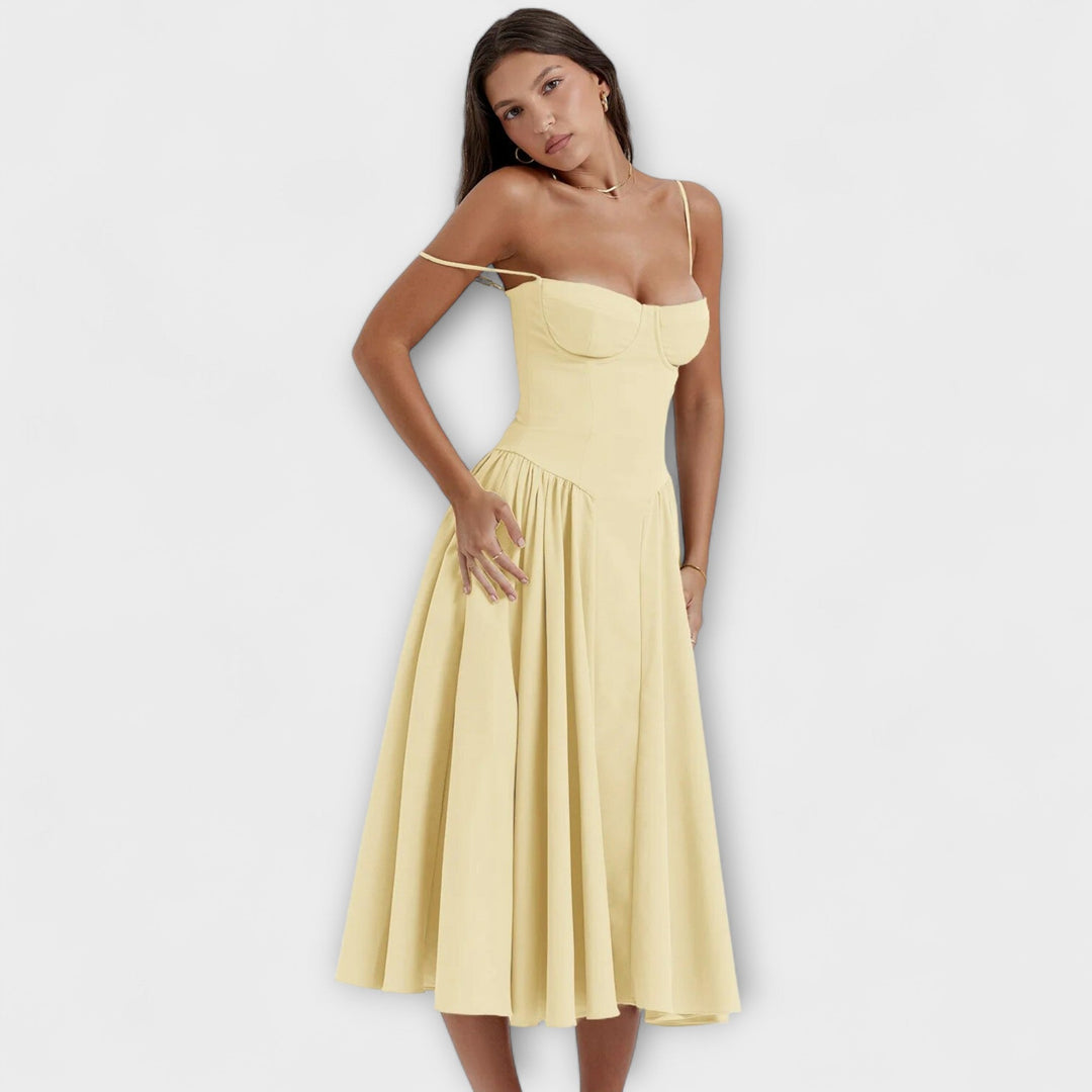 Rosalie - Stylish Strapless Corset Dress