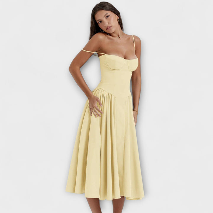 Rosalie - Stylish Strapless Corset Dress