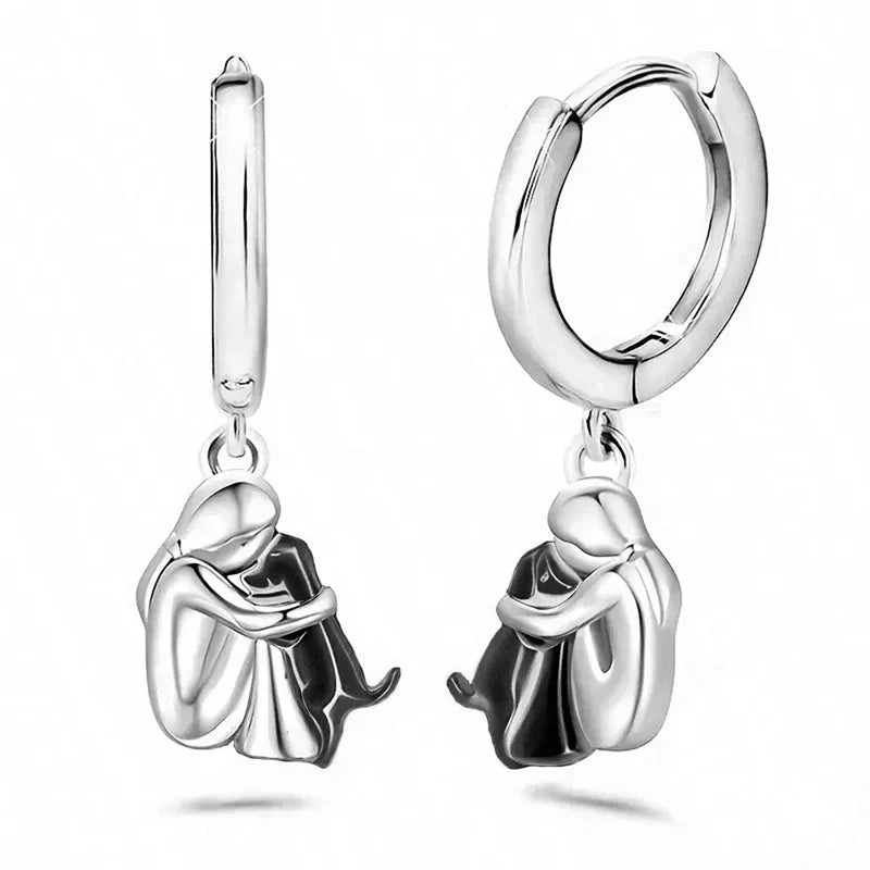 Ginny™ - Dog Icon Earrings (Round Clasp)