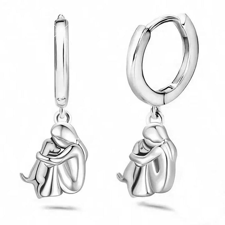 Ginny™ - Dog Icon Earrings (Round Clasp)