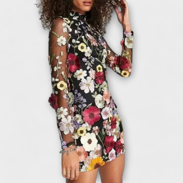 Dolores | Ruffled Floral Print Dress