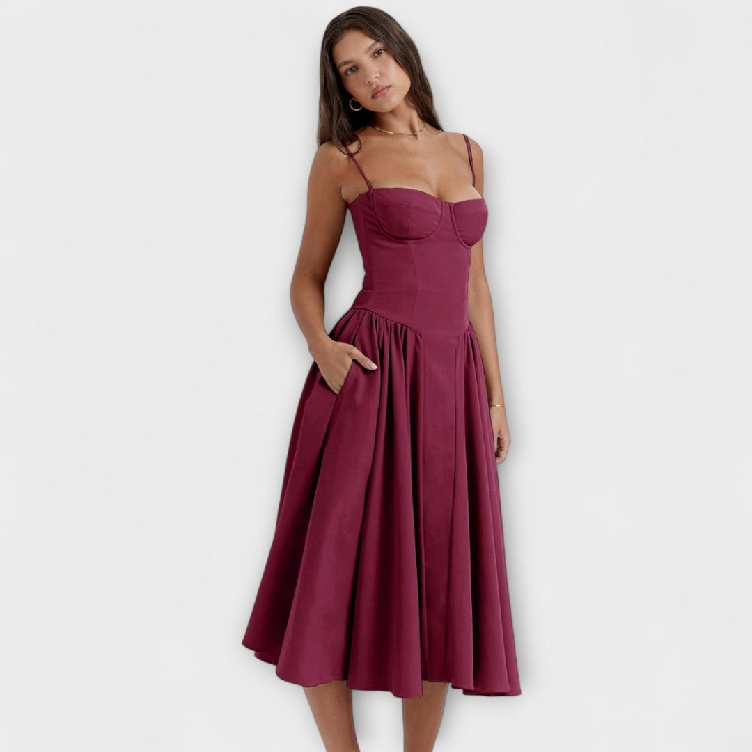 Rosalie - Stylish Strapless Corset Dress