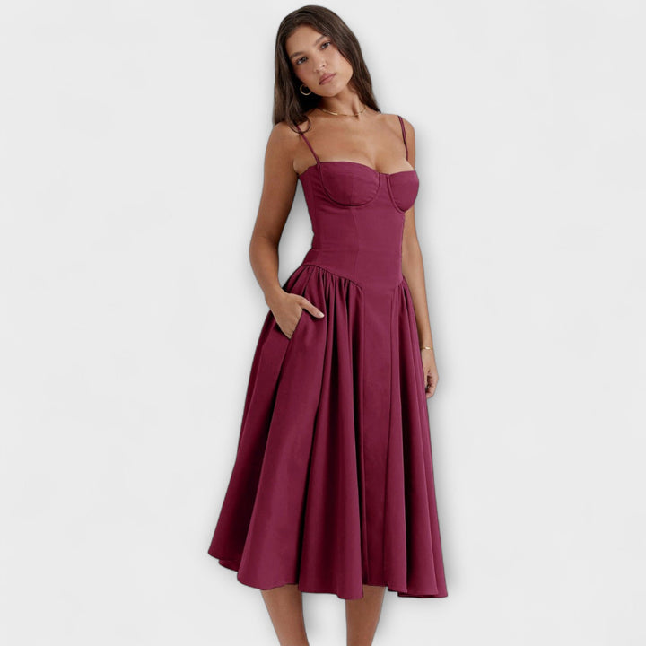 Rosalie - Stylish Strapless Corset Dress