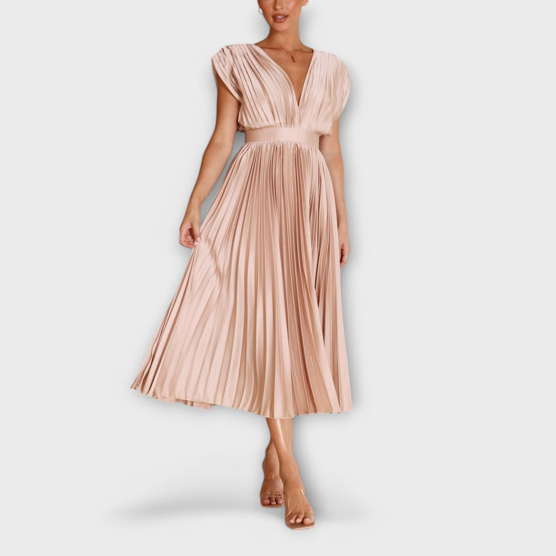 Maria - Elegant Pleated Dresses