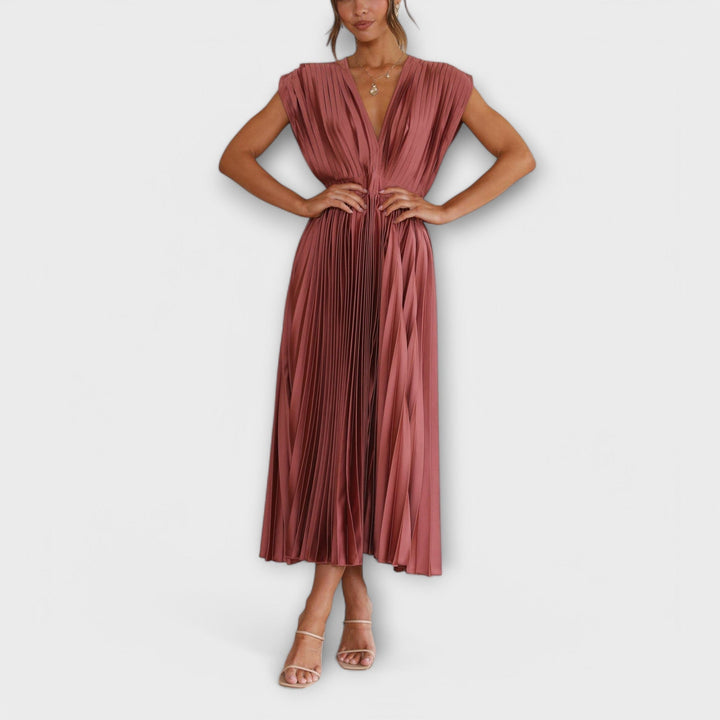 Maria - Elegant Pleated Dresses