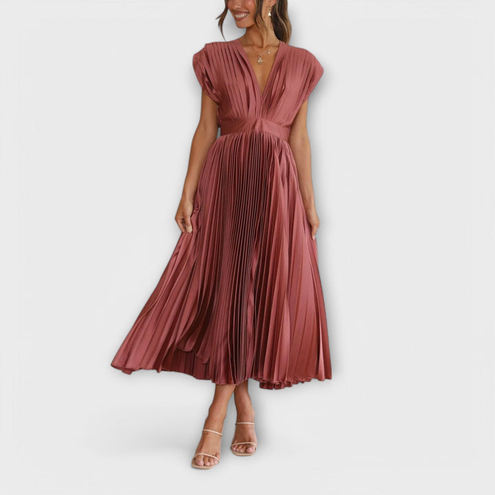 Maria - Elegant Pleated Dresses
