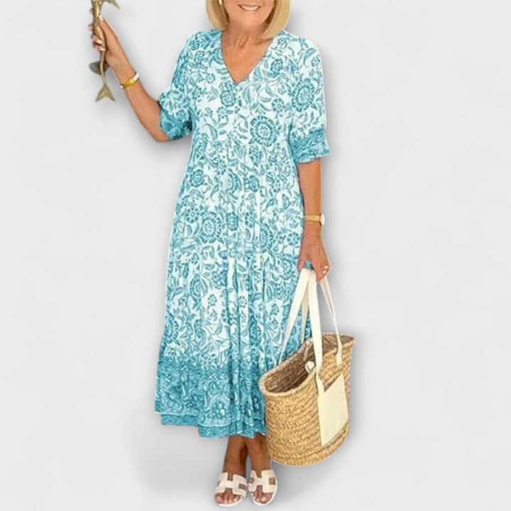 Caitlin - Stylish Floral Dresses with Light Design