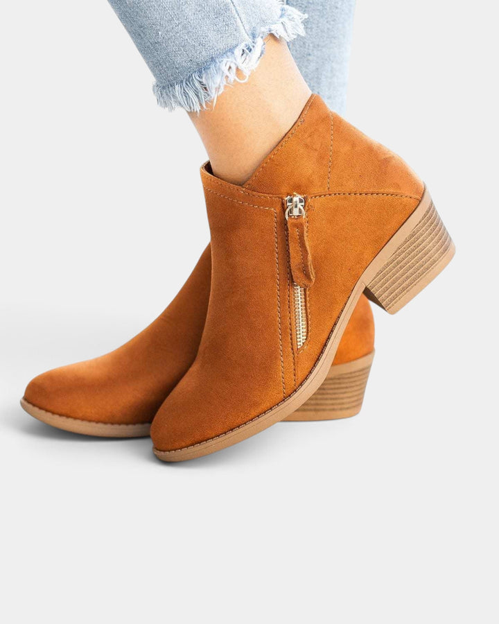 Romélyne | Short Suede Ankle Boots