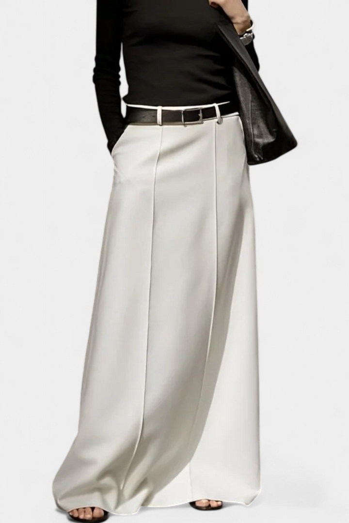 Ada | Modern Urban-Style H-Cut Smooth Skirt