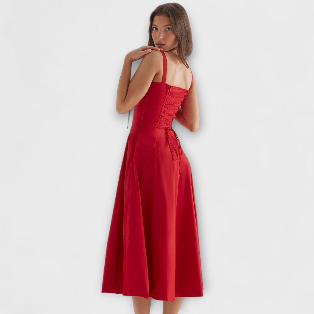 Zipporas - Custom Dress with Modern Spring Rain Floral Pattern