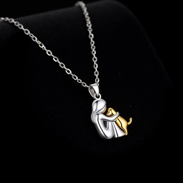 Fortuna Necklace with Dog Motif (+ Free Earrings)