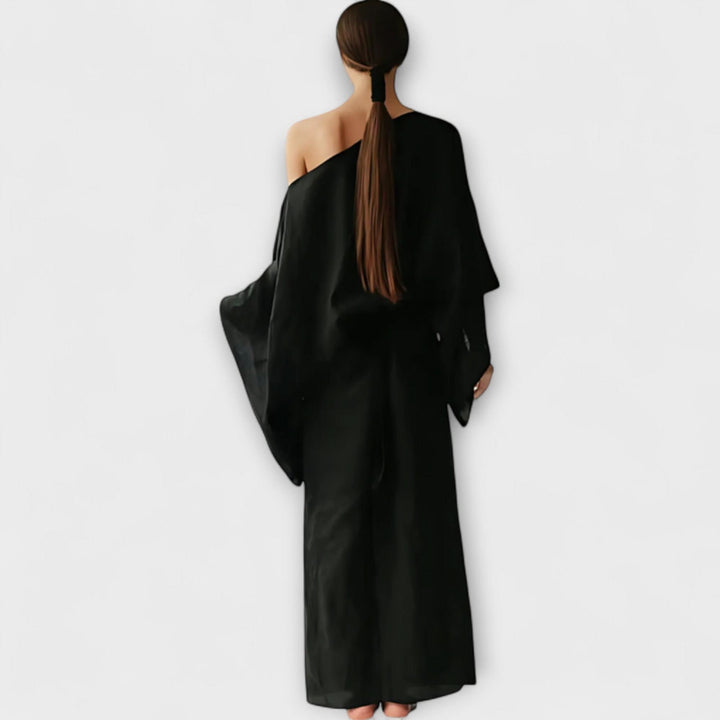 Dana - Linen and Cotton Kimono Dress
