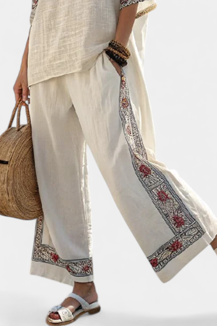Vendula – Traditional Embroidered Shirt and Loose Pants