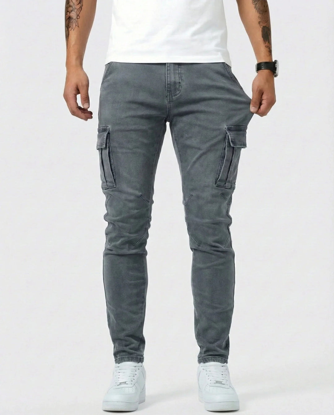 Jean | Elastic Cargo Pants