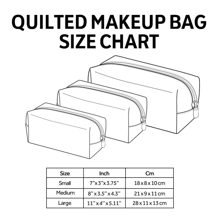 Meadow Magic Quilted Makeup Bag