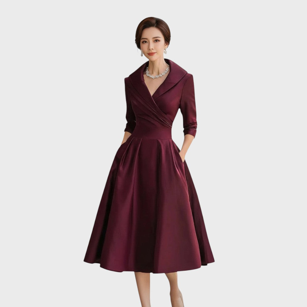 Tereza | Stylish Long-Sleeved Midi Dresses